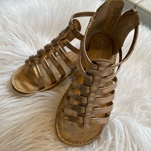 Gold Gladiator Sandals